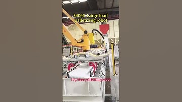Large load palletizing robot. #factory #industrialrevolution #roboticpalletizer #machine #robotics