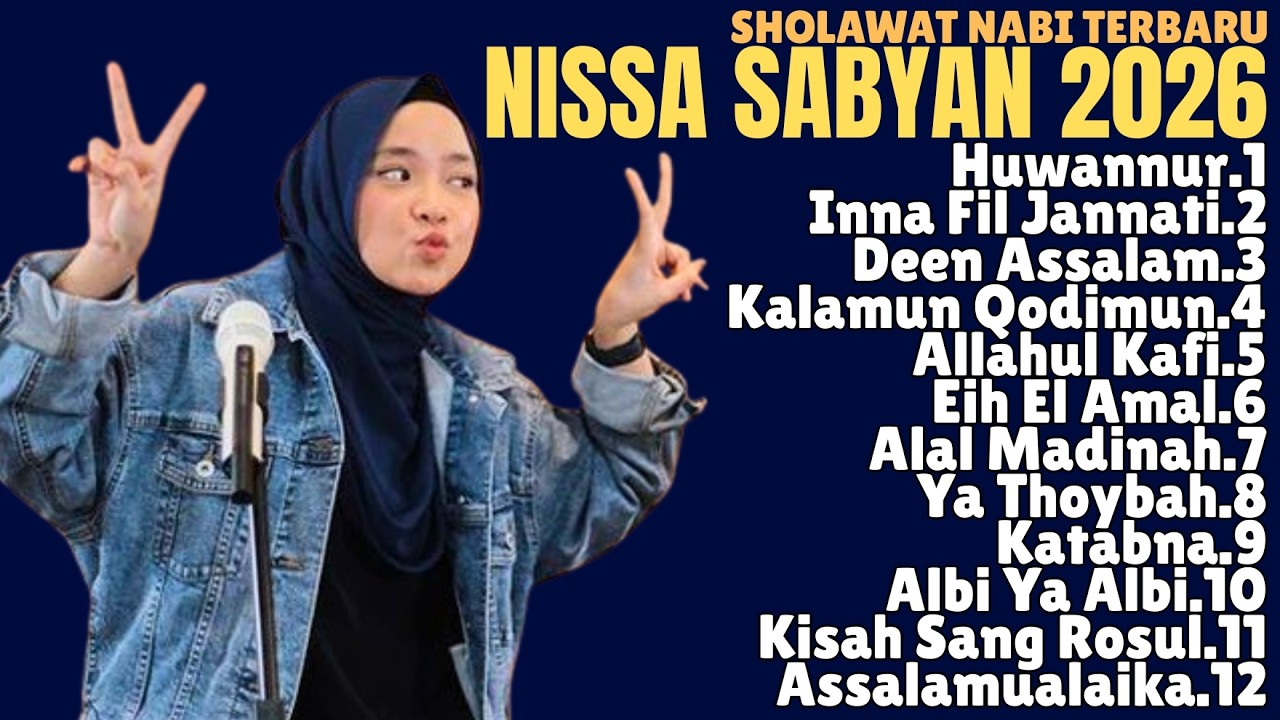 Nissa Sabyan [ Full Album 2026 ] LAGU SHOLAWAT NABI MERDU TERBARU 2026 ...