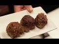 How to Make Fried Italian Meatballs With Breadcrumbs : Italian Dishes