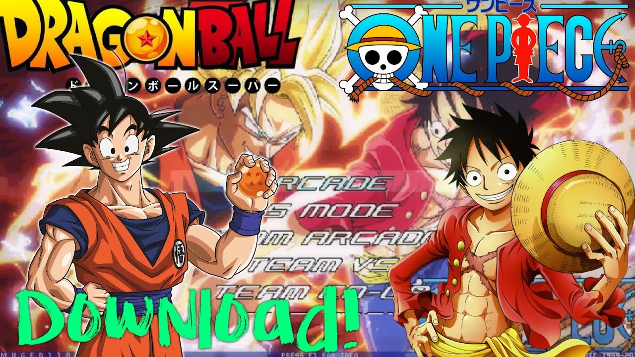 DOWNLOAD!! DRAGON BALL VS ONE PIECE OTIMIZADO (ANDROID/PC) EXAGEAR