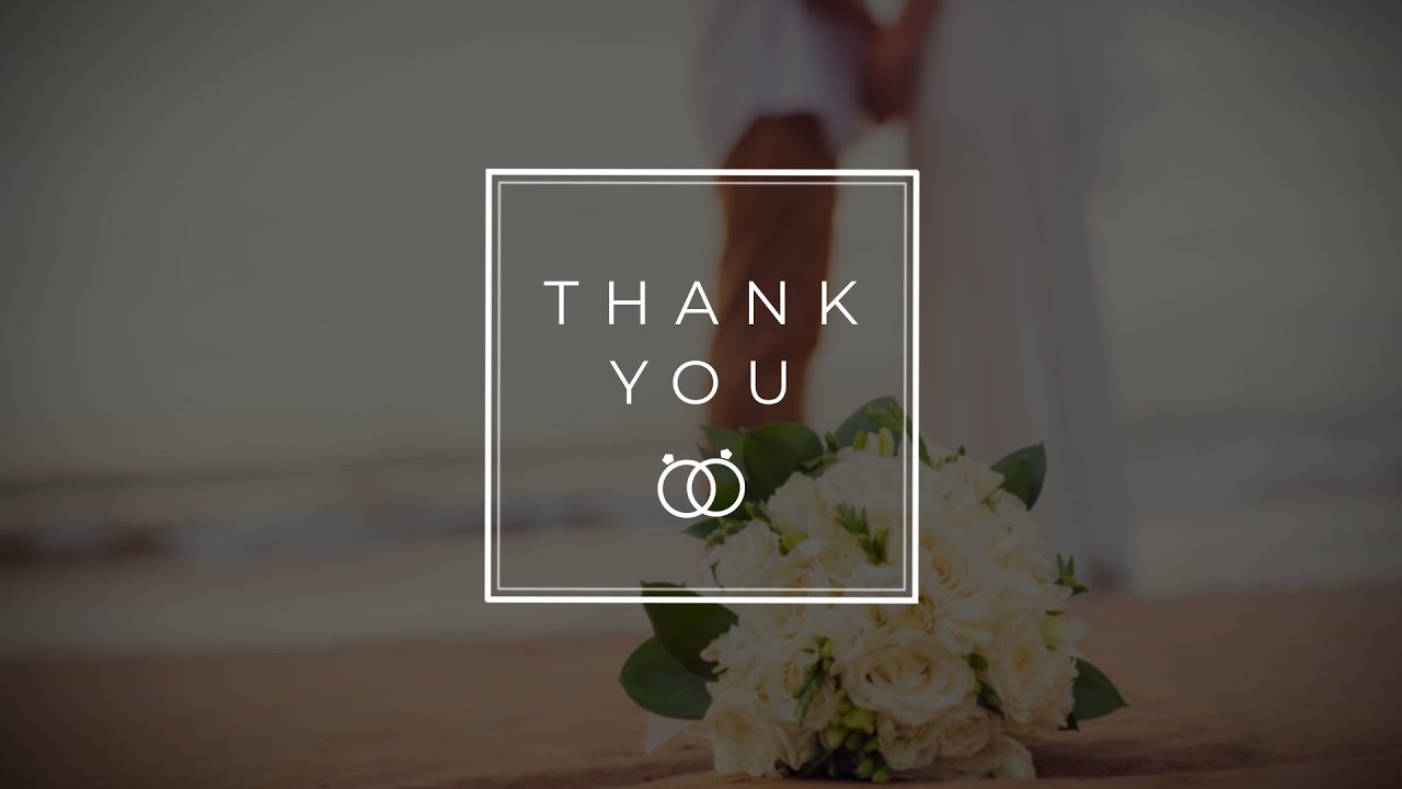 少人数結婚式向け 映画風エンドクレジットで感謝の気持ちを綴ります 結婚式エンドロールムービー ハートフルメッセージ Youtube