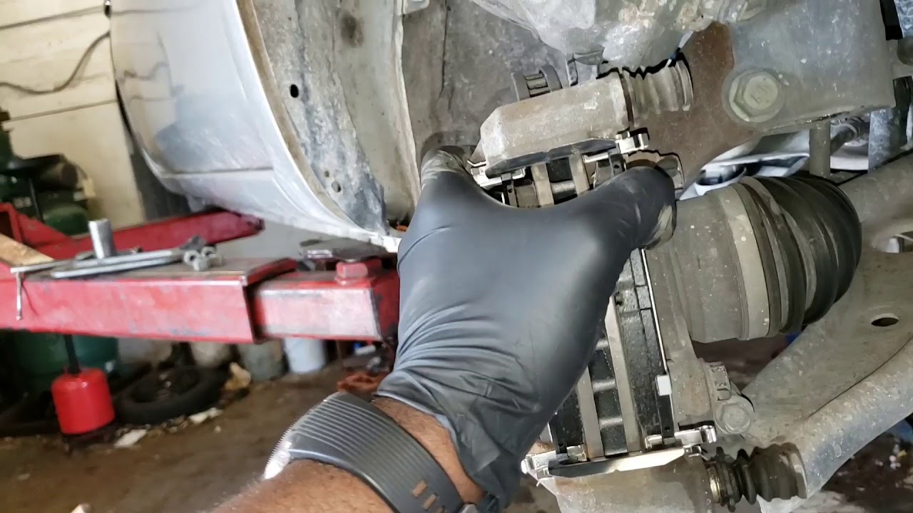 Nissan versa front brakes replacement YouTube