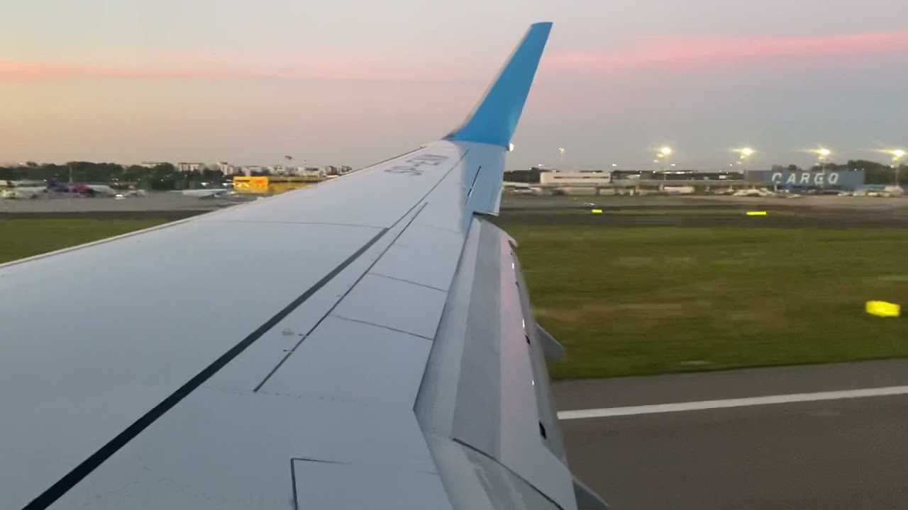 Landing in Warsaw - Enter Air - Boeing 737-800 - Sunset - Ladowanie w Warszawie