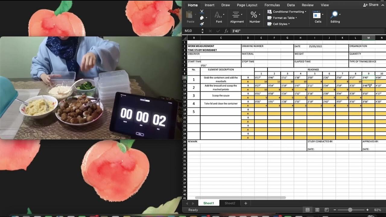 INDUSTRIAL ENGINEERING - TIME STUDY - YouTube
