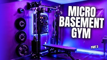 How I Built an Aesthetic Basement Gym in a Small Space (Gym Tour)