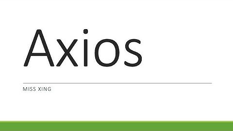 21. React 18 with TypeScript - Axios: a promise-based HTTP Client for node.js and the browser