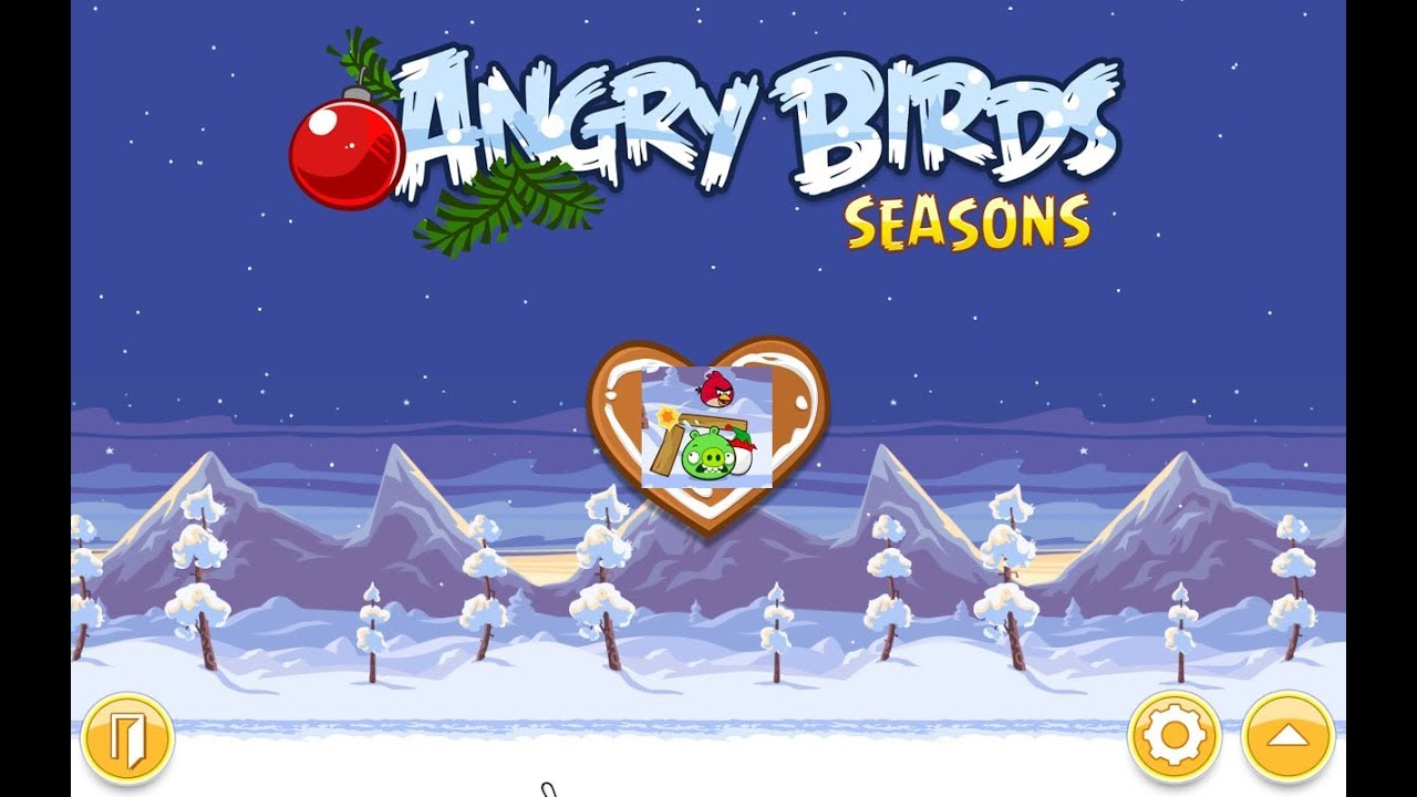 Angry Birds Seasons. Wreck the Halls (level 1-22) 3 stars Прохождение от SAFa