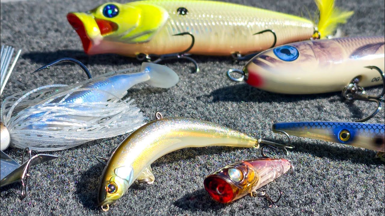 New 10 Fishing Lures Combo Top Water Popper Bass Swimbaits