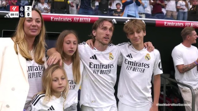Efsane veda etti! Modric son maçına çıktı.