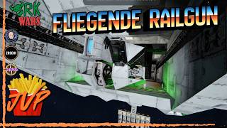Wir bauen eine fliegende Railgun & Raketen-Batterie! | Space Engineers OrkWars #68