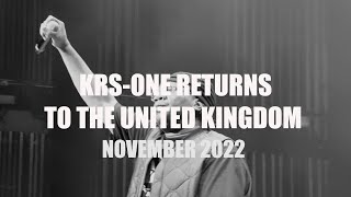 KRS-One Returns To The United Kingdom