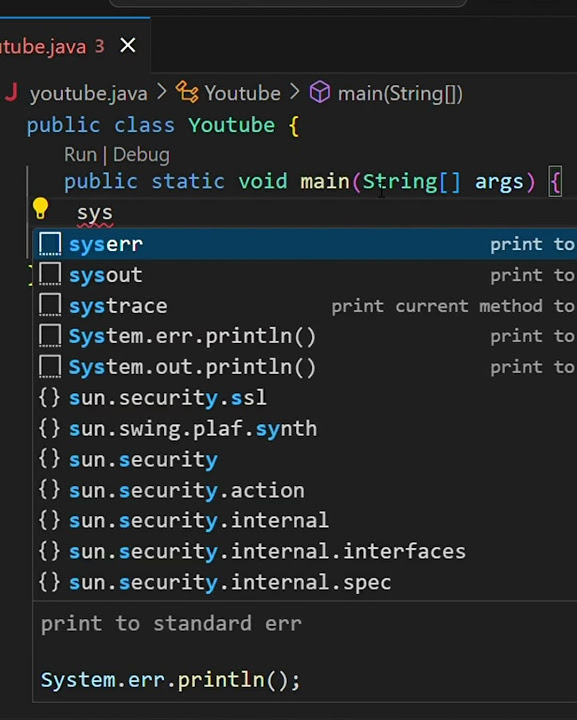 Say “Hello World” in Java | Java programming launguage from zero - YouTube