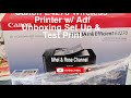 Canon E4270 All in One Wireless Printer w/ Adf ll  Unboxing Set Up & Test Print