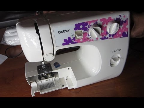 How to Thread Brother LS2000 sewing machine - YouTube