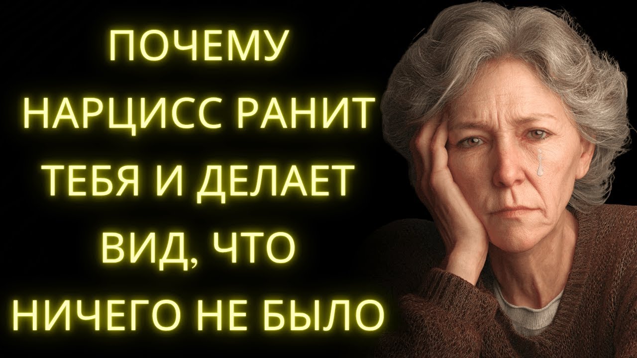 Причина Почему Нарцисс Ранит Тебя и Ведёт Себя Так Будто Ничего Не Произошло