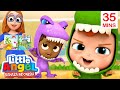 Lihat, Kita Dinosaurus Kecil! | Kartun Anak | Little Angel Bahasa Indonesia