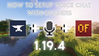 How to install Simple Voice Chat with Optifine for 1.19.4