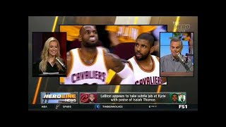 LeBron James appears to take subtle jab at Kyrie Irving with praise of Isaiah Thomas