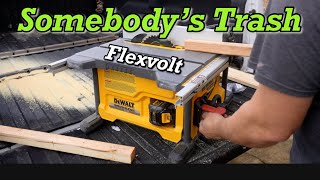 DeWALT 60v Flexvolt Table Saw…Ours Broke