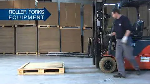 ANTI- SLIP SLIPSHEET ROLLER FORKS EQUIPMENT