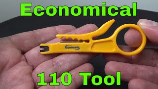 110 Termination Tool for terminating only a couple of Keystone Jacks