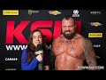Eddie Hall po wygranej z Mariuszem Pudzianowski - Wywiad