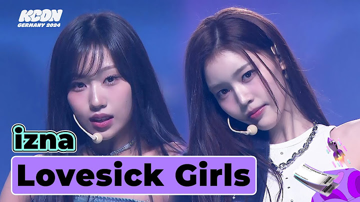 [KCON GERMANY 2024] izna (이즈나) - Lovesick Girls (원곡: BLACKPINK) | Mnet 241031 방송