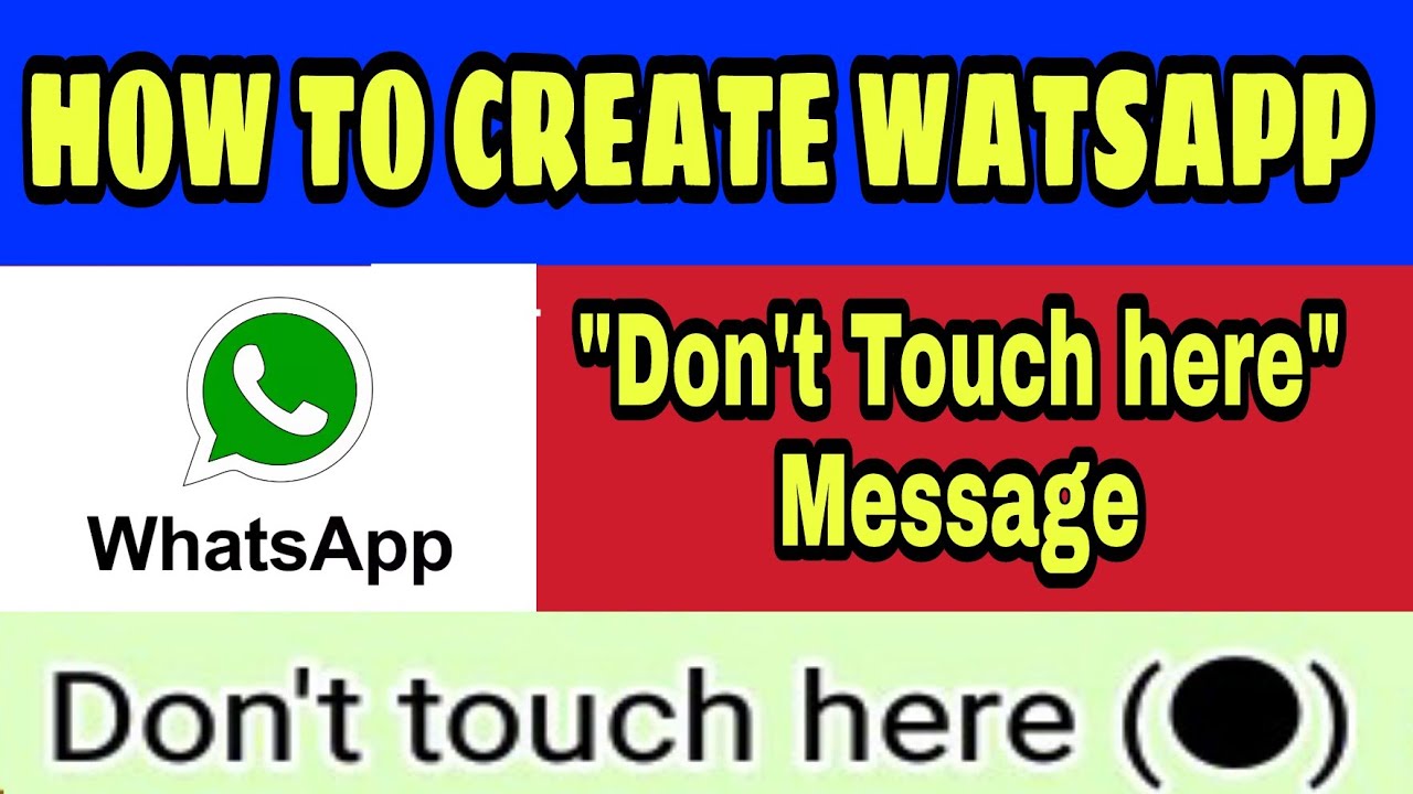 How to create "Don't Touch here" Message I don't-touch-here || COOL TECHNICAL TIPS