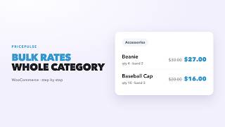 WooCommerce Bulk Discounts for a Whole Category | PricePulse