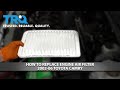 How to Replace Engine Air Filter 2001-06 Toyota Camry