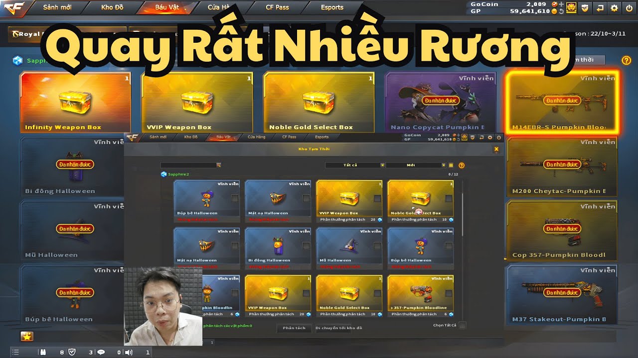 [ Đột Kích Crossfire ] KHO BÁU HOÀNG GIA SAPPHIRE PUMPKIN BLOODLINE