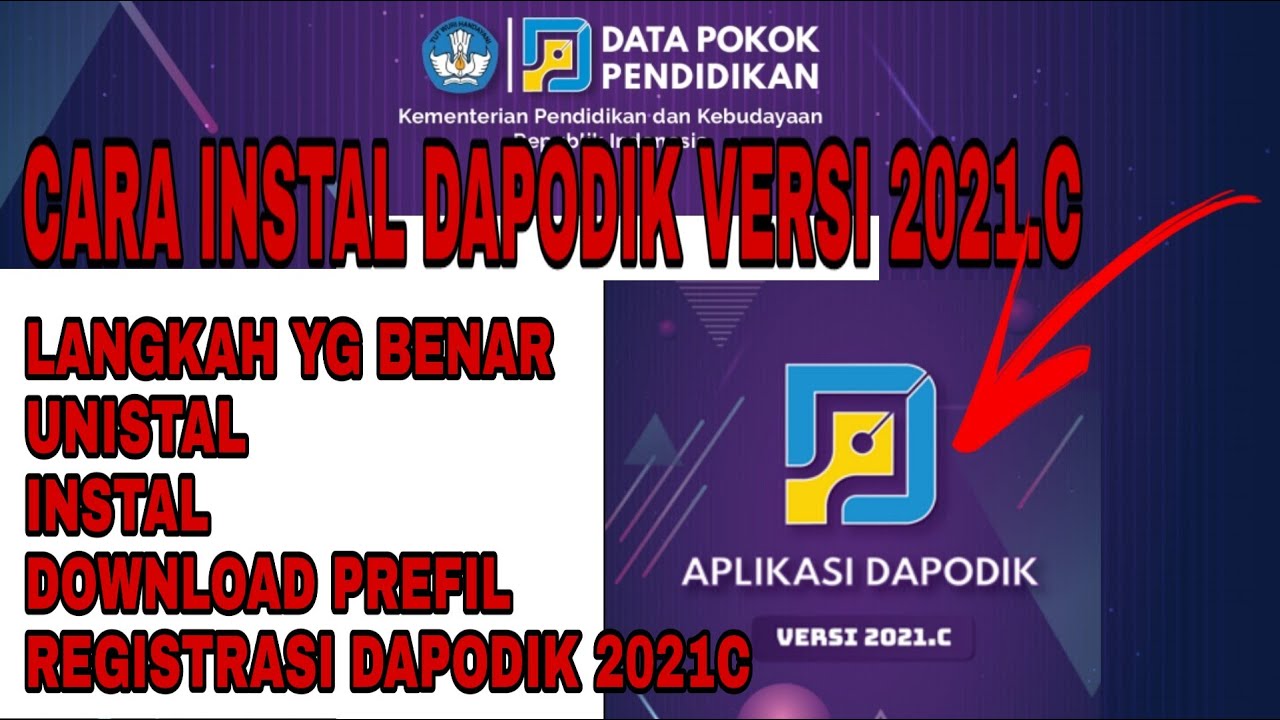 Unduh Prefil Dapodik 2021 - Prefil Dapodik 2021 C - Cara Menampilkan Menu Sinkroniasi ...