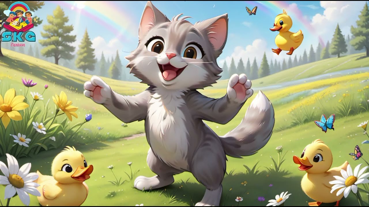 Tom jerry duck poem | kids songs | Rhymes for toddler | nursery rhyme | English rhyme