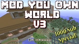 Minecraft: Mod Your Own World V3 Console Map W/Download(1000 Sub Special)