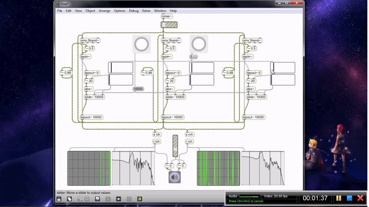 MAX/MSP Final Project: Resonance Synthesizer - YouTube
