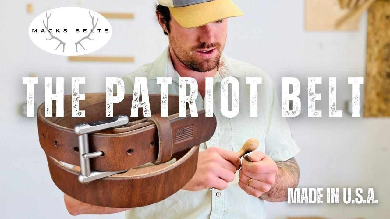 Macks Belts: The Patriot Belt | Toughest Belts On Earth | Made in U.S.A.