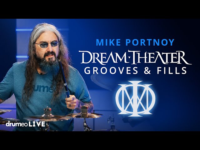 Dream Theater Grooves u0026 Fills | Mike Portnoy class=