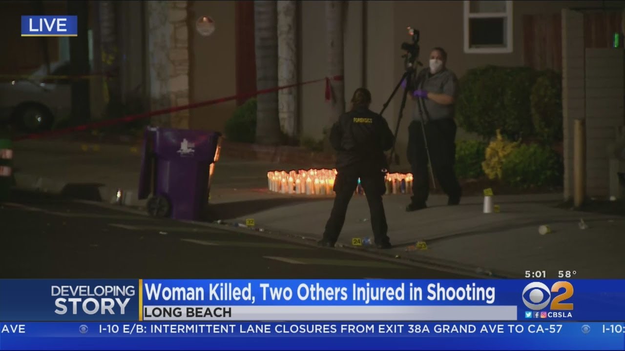 1 Woman Killed, 2 Wounded In Shooting At Long Beach Vigil - YouTube