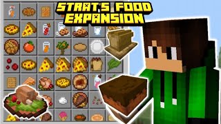 ✔Strat's Food Expansion Mod/Addon For Minecraft PE 1.17-1.19+