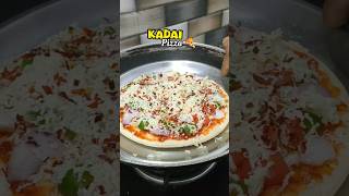 Oven nhi hai ? Kadai pe pizza bna die ?#shorts #food #pizza #ytshorts #recipe