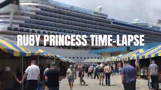 RUBY PRINCESS REPOSITIONING CRUISE: TIME-LAPSES- 28/9/19 - 10/10/19