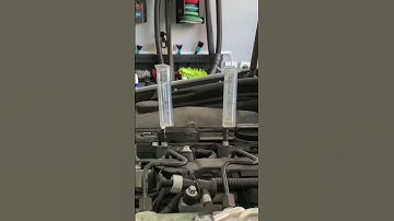 How to check injector back leakage #automobile #youtubeshorts #mechine #viralvideo