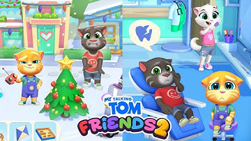 All eyes on GINGER: Brings Secret POOL Mini Game - My Talking Tom Friends 2 Gameplay