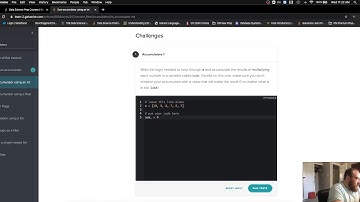Accumulators - Sum accumulator using an int - Challenge #1