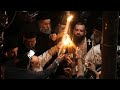طقوس النار المقدسة تضيء كنيسة القيامة بالقدس في عيد الفصح