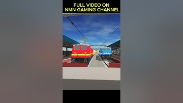 Two train on two tracks 😱| indian train crossing 3d wala game @nmngamings