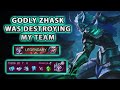 A Godly Zhask Was Completely Destroying My Team | Mobile Legends