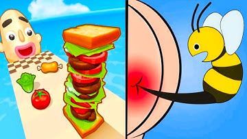 Help Me Tricky Story vs Sandwich Runner - All Levels Gameplay (Android,iOS) Part 64