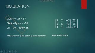 Gauss Seidel Method