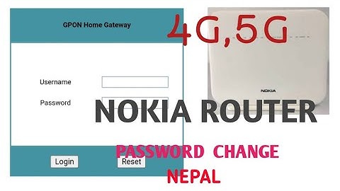 how to change Nokia router password,4g,5g || Nokia WiFi